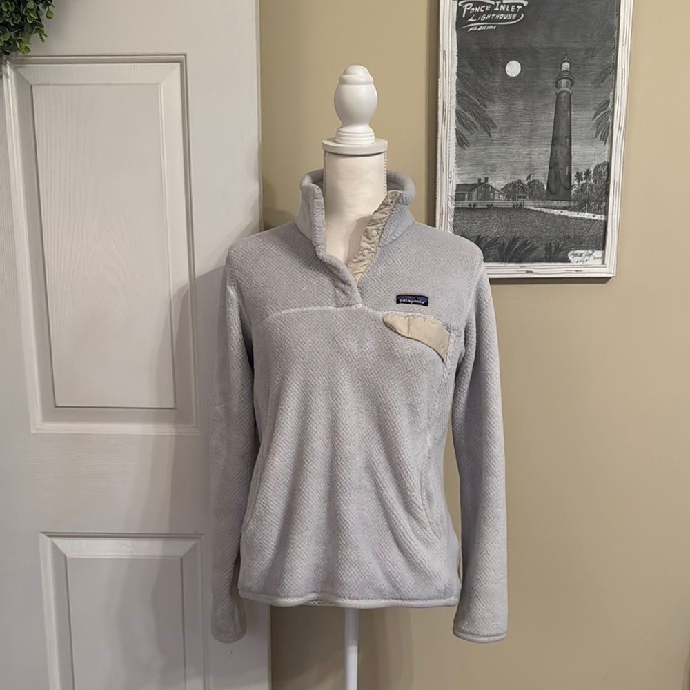 Patagonia Gray Cowl Neck Sweater